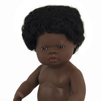 Miniland - Toddler Doll african girl 38CM