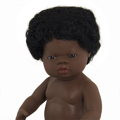 Miniland - Toddler Doll african girl 38CM