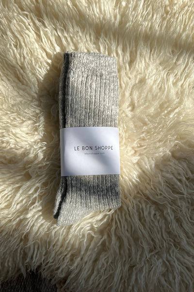 Cottage Socks - Heather Grey