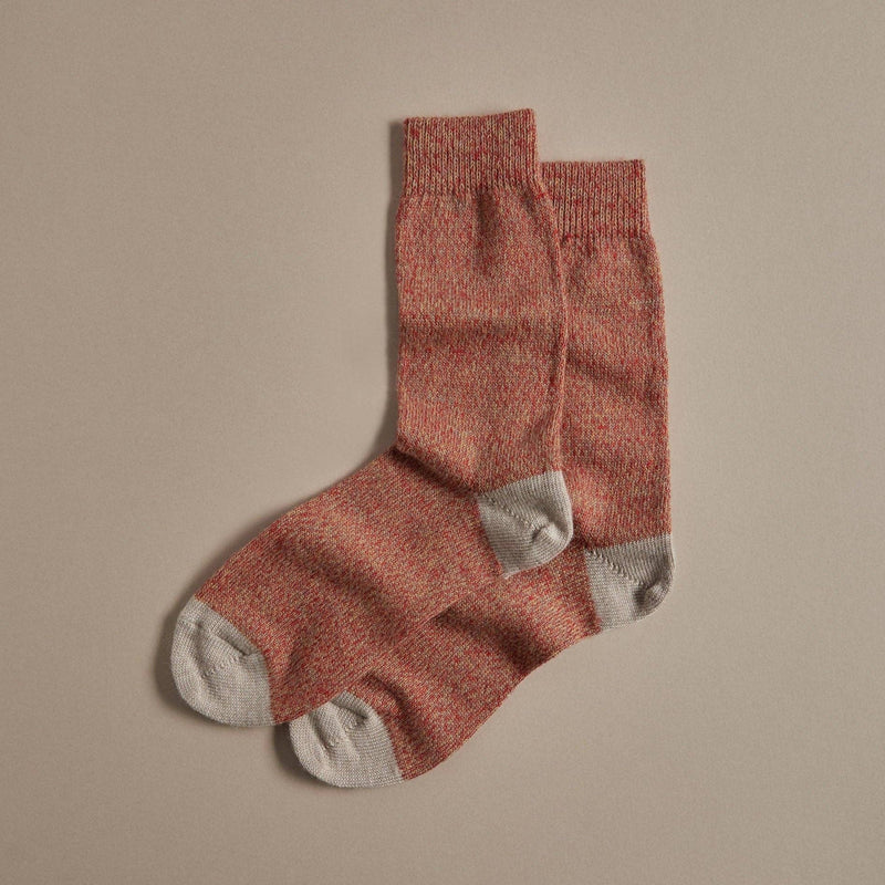 Fine Merino Wool Socks - Fire