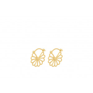 Small Bellis Earrings - Gold Plated