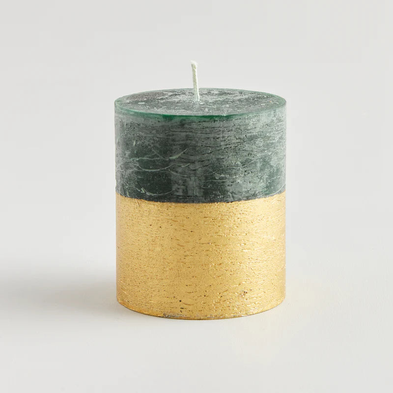 Winter Thyme, Gold Half Dipped Pillar