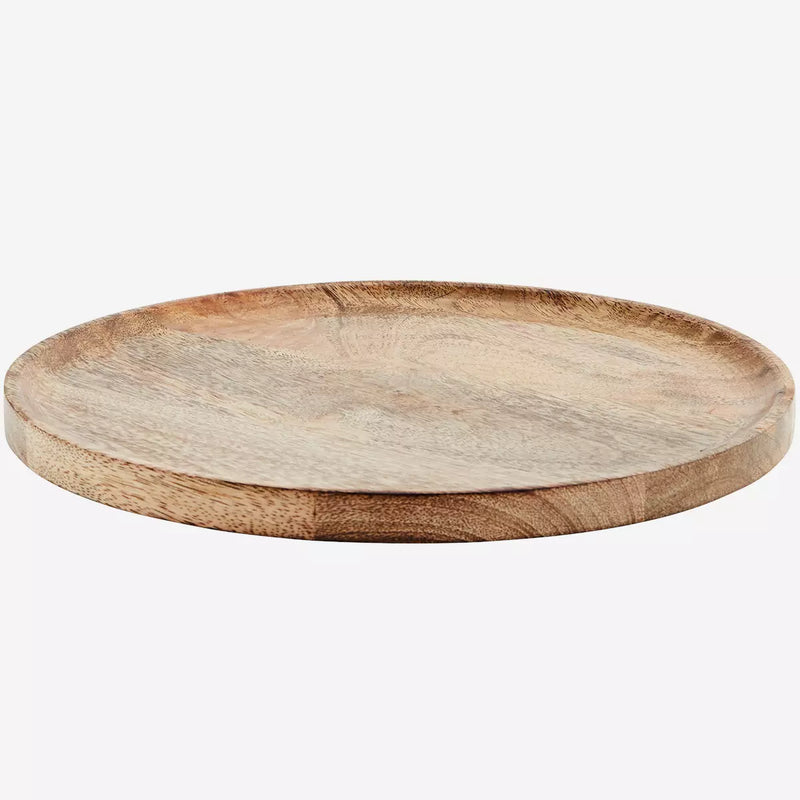 Round Mango Wood Plate