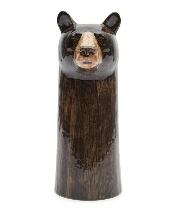 Black Bear Flower Vase
