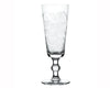 Champagne Flutes with Fern Design - Set of 4
