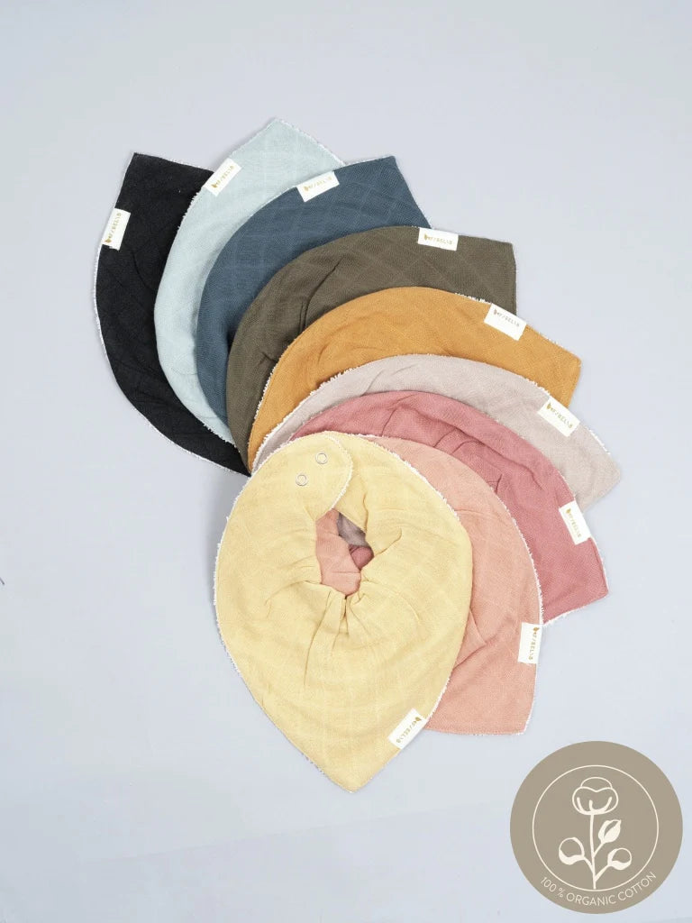 Fabelab - Bandana Bib - Pastel Flower - 3 pack