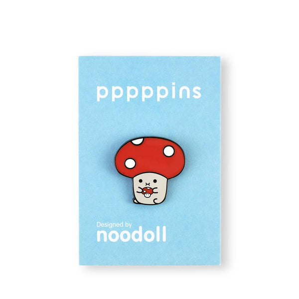 Noodoll - Ricemogu Mushroom Hard Enamel Pin
