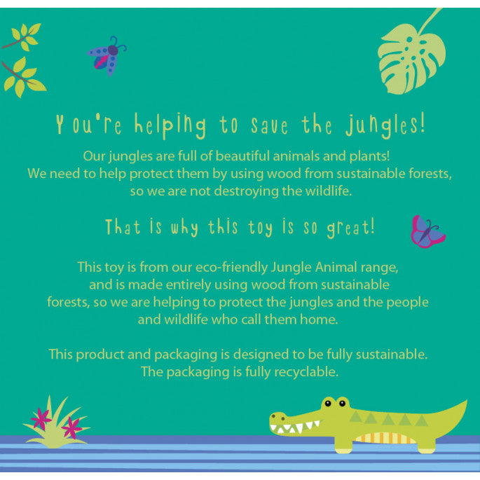 Orange Tree Toys - Jungle Stacking Animal