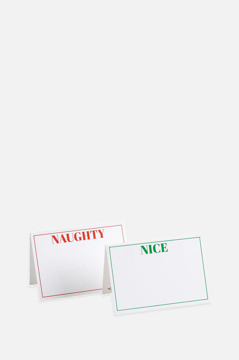 Place Cards - Naughty or Nice
