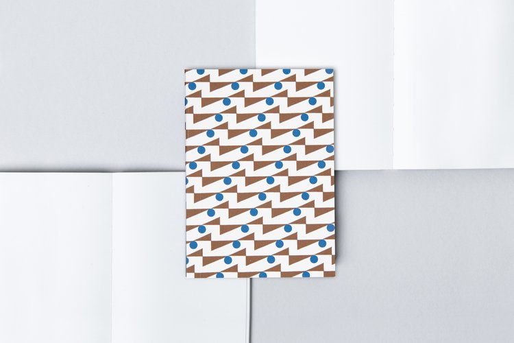 Limited Edition - A6 Pocket Layflat Weekly Planner - Enid print Brown/Blue