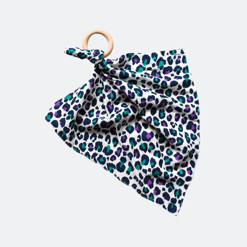 ETTA LOVES - LEOPARD TEETHING COMFORTER - for 5+ month old babies