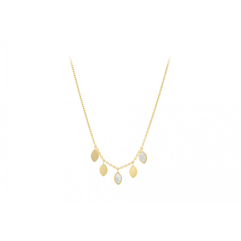 Flake Necklace - Gold Plated