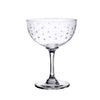 Champagne Saucers with Stars Design - Set of 2