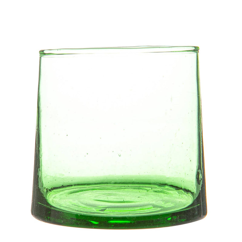 Nicola Spring - Merzouga Recycled Tumbler Glass 200ml Green