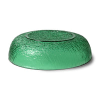 The Emeralds: Glass Salad Bowl Green