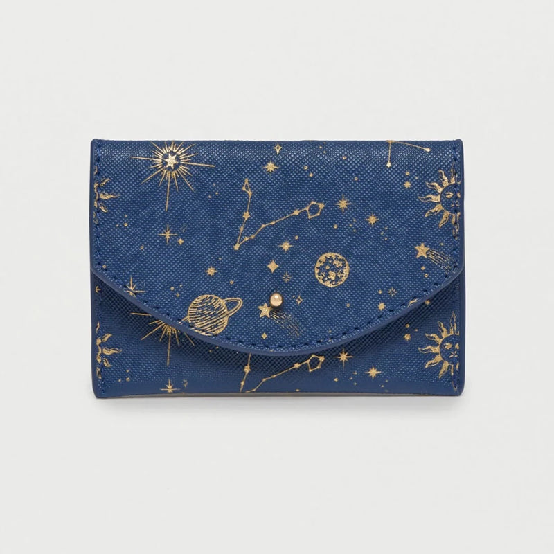 Card Holder - Navy Celestial