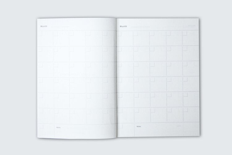 Limited Edition - A5 Layflat Daily Planner - Sophie in Blue/Green