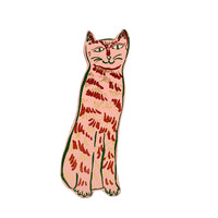 Cat Tails Bookmark - Pale Pink