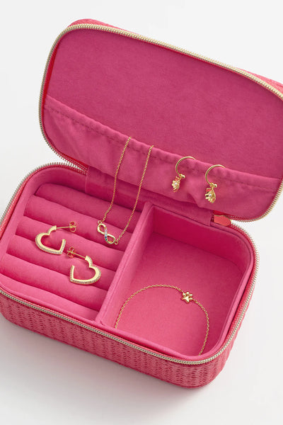 Mini Jewellery Box - Bright Pink