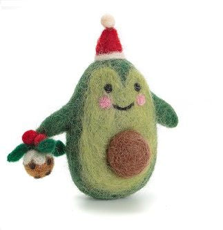 Christmas Avocado Decoration