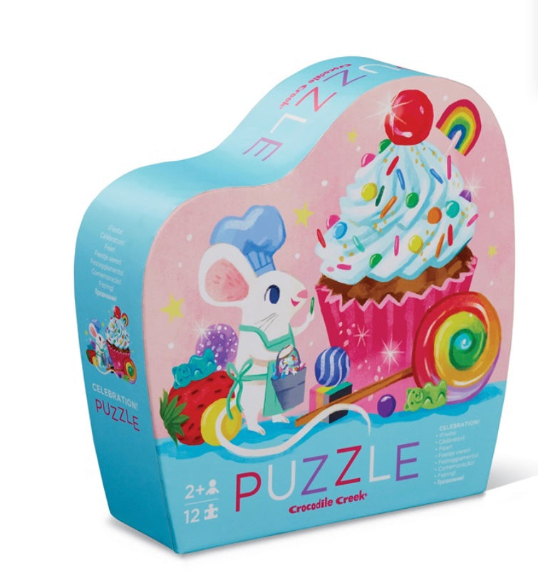 Crocodile Creek - 12 pc Mini Puzzle - Celebration