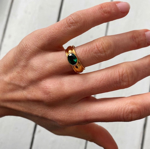 Shyla - Juniper Ring - Emerald