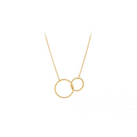 Double Twisted Necklace - Gold Plated