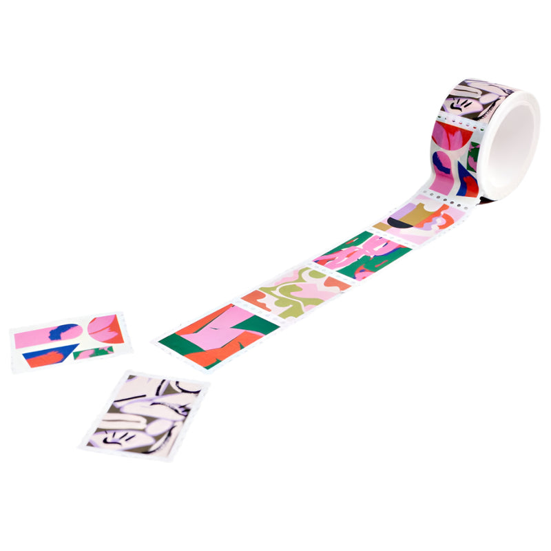 Capri Mix Stamp Washi Tape