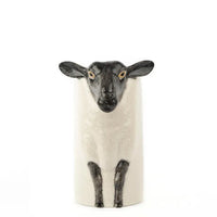 Black Faced Suffolk Sheep Utensil Pot
