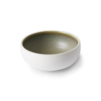 Home Chef Ceramics - Bowl - White/Green