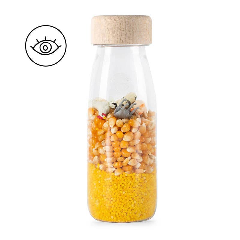 Petit Boum - Sensory Bottle - Farm Spy