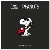 Peanuts Music is Life Pin - Guitar