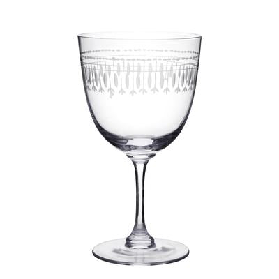 Wine Glasses with Ovals Design - Set of 2