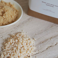 Beige Clay Bath Salt - Geranium