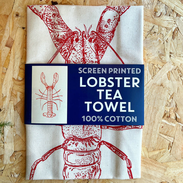 Lottie Day - Tea Towel - Lobster