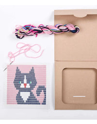 Sozo - Picture Frame Needlepoint Kit - Black Cat