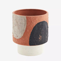 Madam Stoltz - Hand-painted Terracotta Flower Pot