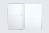 Limited Edition - A5 Layflat Daily Planner - Enid print in Brown/Blue