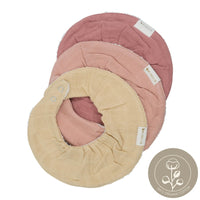 Fabelab - Ruffle Bib - Pastel Flower - 3 pack