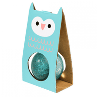 Blue Glitter Bouncy Ball