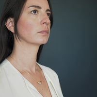 Brass + Bold - Abacus meets atoll necklace