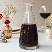 Table Carafe with Fern Design