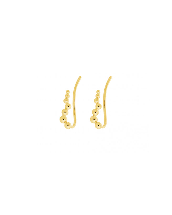 Glint Ear Climbers - Gold Plated