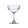 Champagne Saucers with Ovals Design - Set of 2