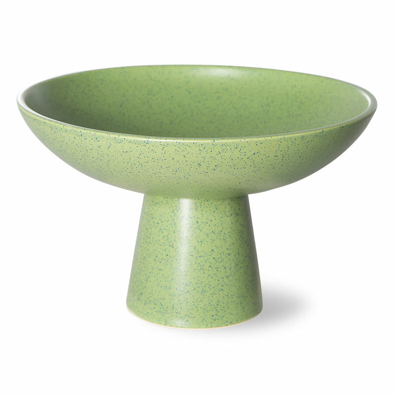 Ceramic Bowl On Base M Pistachio