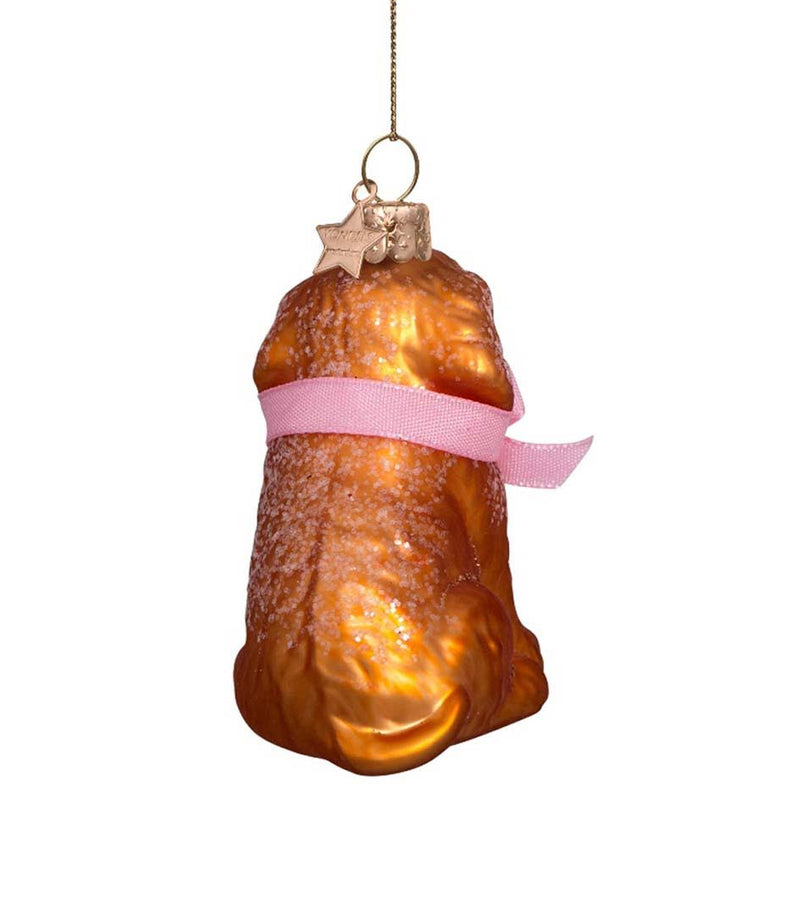 Christmas Ornament Blond Matt Labradoodle