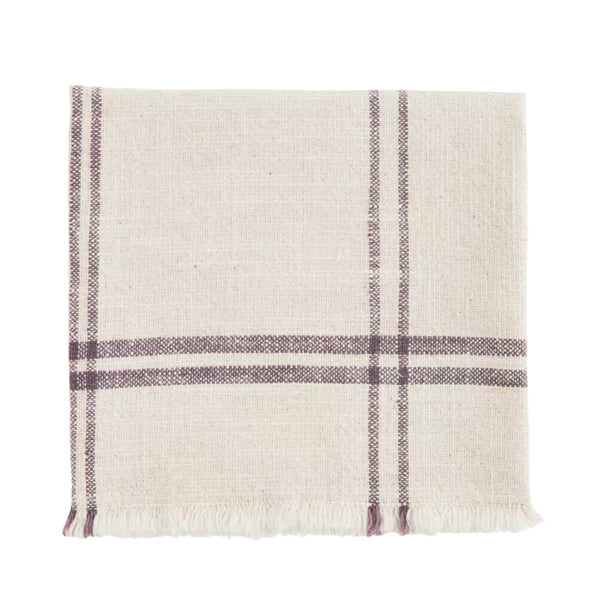 Checked Kitchen Towel - Ecru