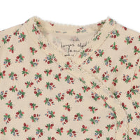 Konges Sløjd - Newborn Long Sleeved Body - Fleur Tricolore