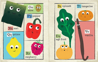 Crinkly Cloth Newspaper - Fruit & Veg