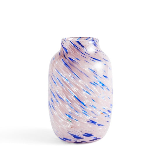Large Splash Vase - Light Pink/Blue